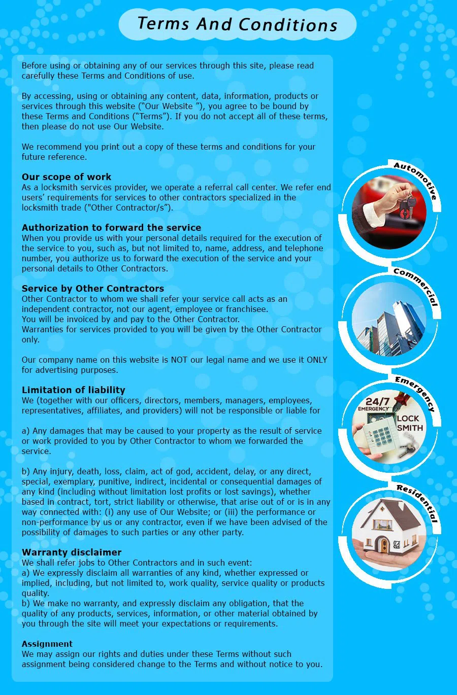 Elmwood Park Locksmith Service, Elmwood Park, NJ 201-374-9443 - TermsAndCondition-13